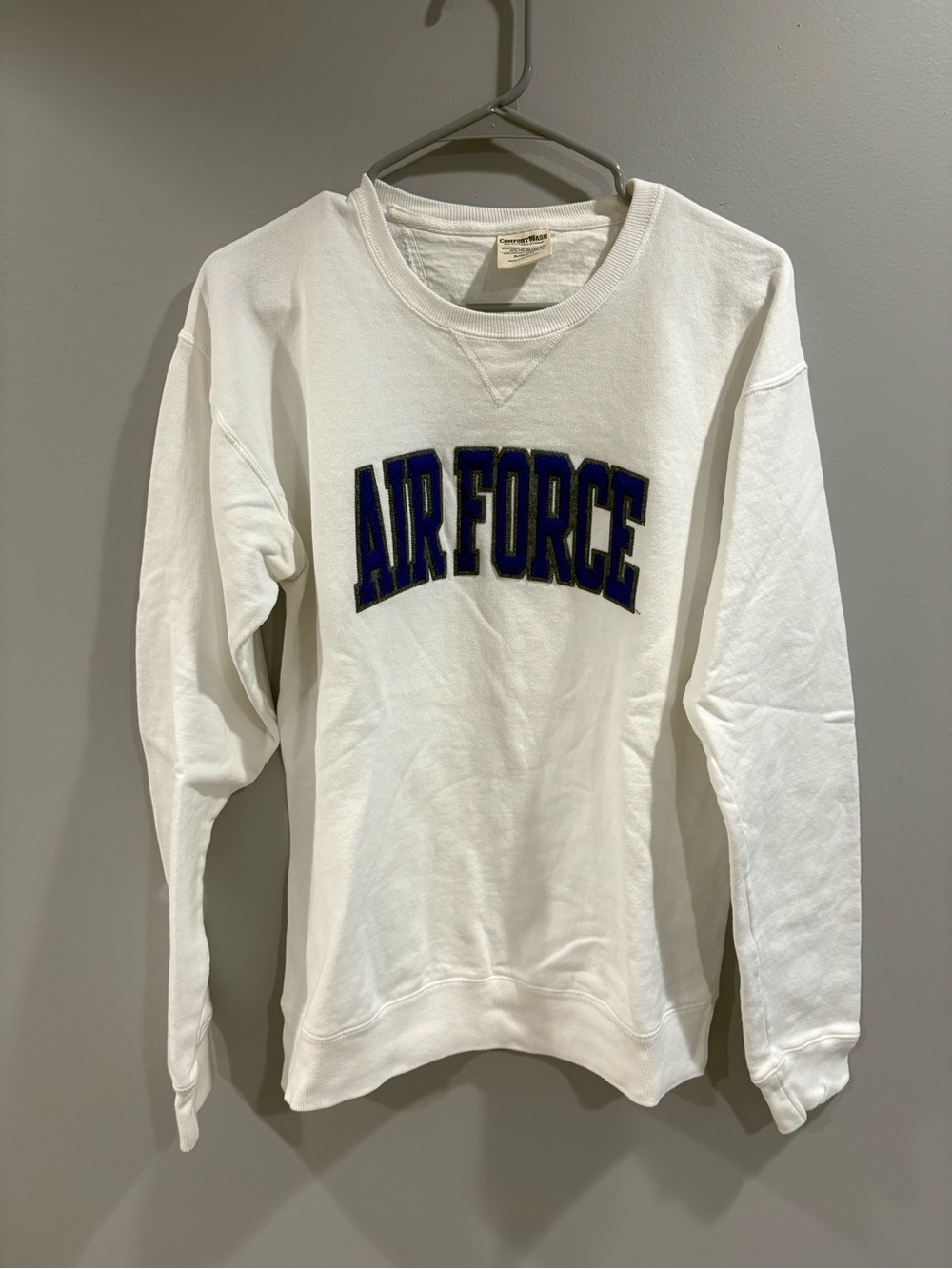 Air Force White Crewneck Sweatshirt